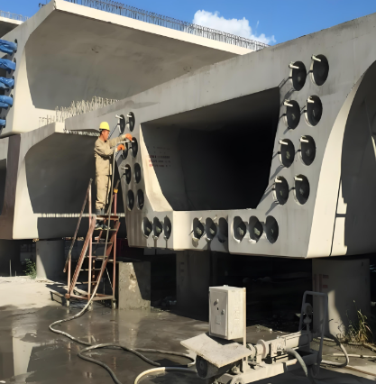 船山压浆料施工流程及注意事项